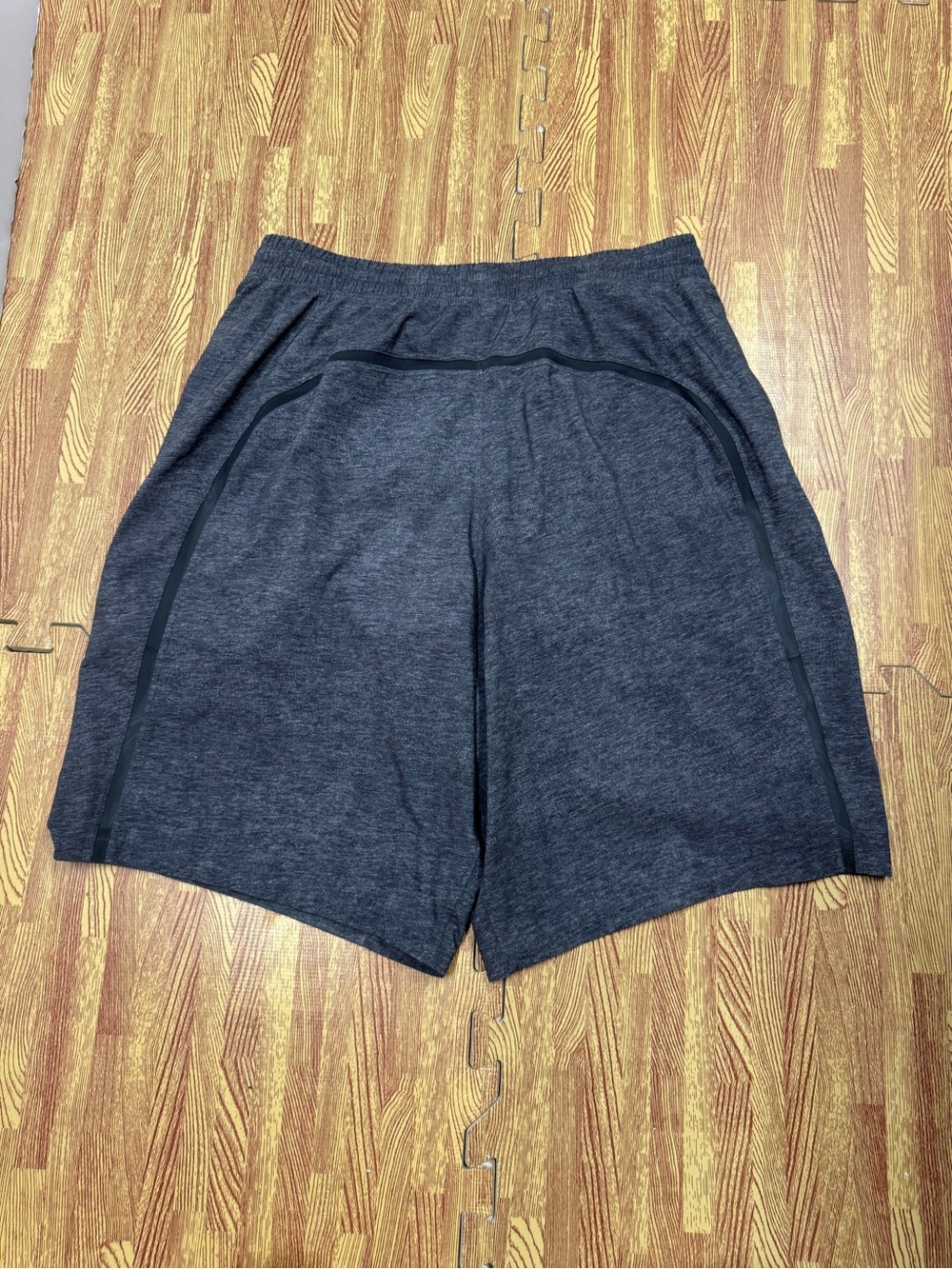 Lululemon Pace Breaker Lined Shorts Size M Heathered Gray Athletic Gym LM7AAYST